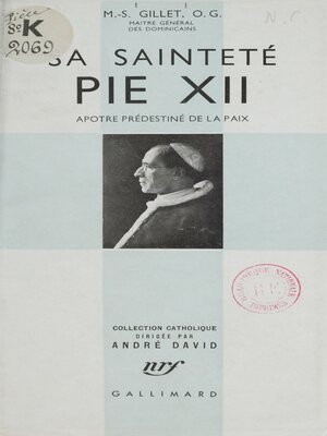 cover image of Sa Sainteté Pie XII